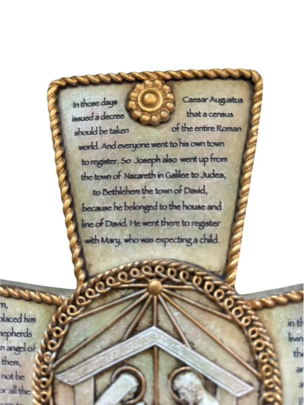 Christian Nativity Cross 